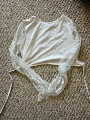 Shein White Lace Top thumbnail 1