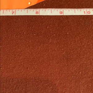 Women's Nike Chocolate Brown and Orange Soft Crop Top T-Shirt Medium Slim Fit thumbnail 10
