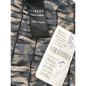LIONESS Uno Tie Top in Leopard XXSmall Womens Sleeveless Tank thumbnail 7