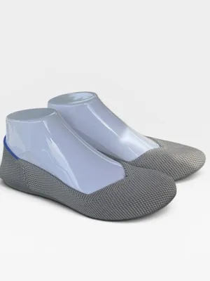 Rothy’s The Flat Gray Knit Ballet Flats Washable Sustainable Shoes 7.5 thumbnail 4