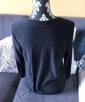 Ann Taylor LOFT Black Cardigan Size Medium thumbnail 3