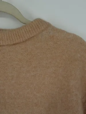 Acne Studios Dramatic Moh Sweater Beige Mohair Wool Scandinavian Small Minimal thumbnail 9