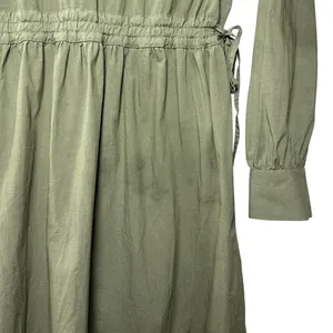 Rails‎ Maple Olive Smoke Midi Dress Smocked Waist Boho Cottagecore Chic Size S thumbnail 12