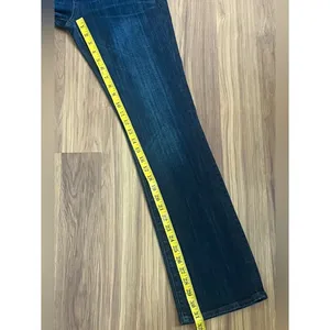KUT from the Kloth Natalie High Rise Bootcut Jeans Blue Dark Wash Short Size 4 thumbnail 7
