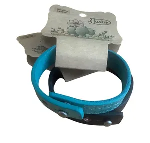 Justin Leather Bracelets NWT Turquoise Brown thumbnail 1