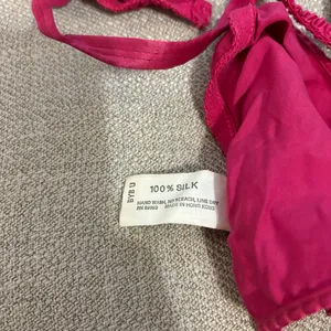 Vintage Christian Dior Pink 100% Silk Bralette thumbnail 4