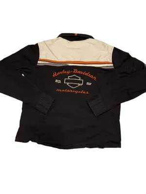 Harley-Davidson VtG Y2K Womans XL Embroidered Button-Up Shirt HD Logo thumbnail 2
