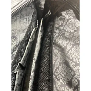 Mary Kay‎ Black Quilted Travel Tote Bag Cream Trim Consultant Organizer Damask thumbnail 7