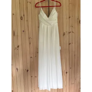 NWT Lulus Choose Your Love White Surplice Sleeveless Dress Wedding Gown Bride 10 thumbnail 2