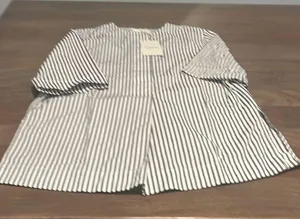 - Everlane Striped Supima Cotton Tunic Sz XS NWT thumbnail 1