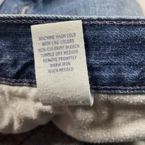 American Eagle Jeans Women 14 Regular 37x32 Boot Cut Hipster Fit Hem Wear thumbnail 7