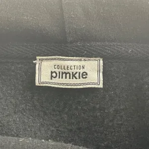 Pimkie Women‎ Black Solid Fleece Lined Pullover Hoodie Kangaroo Pocket Size S thumbnail 3