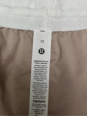 Lululemon Pace Rival High Rise Short Athletic Shorts White Size 12 NWT thumbnail 9