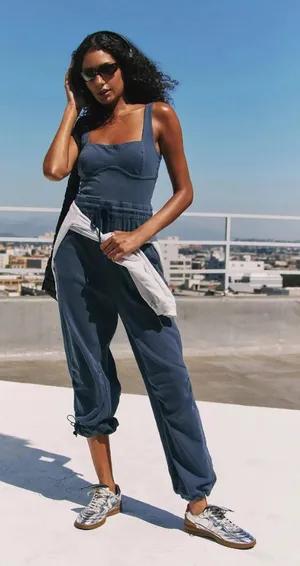 NWOT Free People Movement Inbound Onesie thumbnail 1