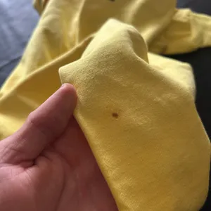 Yellow Spyder Hoodie Large Like New Black Stars Cotton Small Mark Priority Ship thumbnail 6