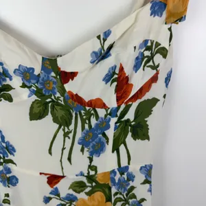 Reformation Niara Floral Print Crepe Mini Dress Size 8 Cottage Romantic Coquette thumbnail 3