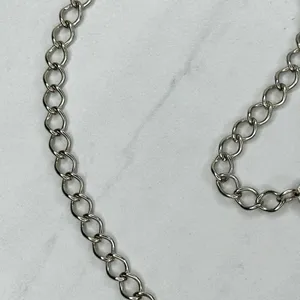 Skinny Dime Silver Tone Belly Body Metal Chain Link Belt OS One Size thumbnail 11