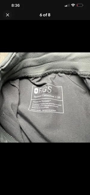 FIGS Zamora Scrub Pants Grey Jogger thumbnail 6