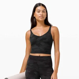 Lululemon Align Tank Top in Heritage 365 Camo Deep Coal Multi Yoga Stretch Crop thumbnail 7