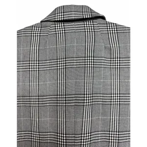 Madewell‎ Caldwell Double-Breasted Oversized Blazer Black/White Plaid Women's XS thumbnail 4