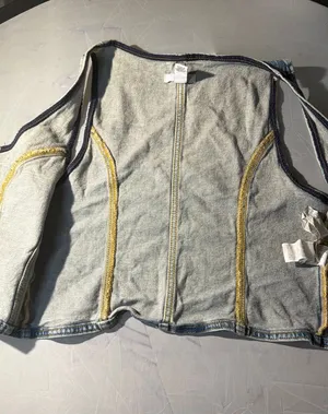 Forever 21 Sleeveless Jean Vest thumbnail 1