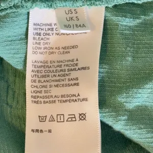 500 |‎ Urban Outfitters Boho Linen Blend Tie Shoulder Romper Green Womens S thumbnail 6