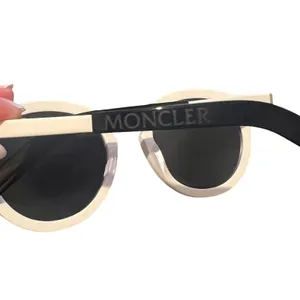 Moncler Odeonn ML0291 21C White Black Round Sunglasses Unisex thumbnail 12