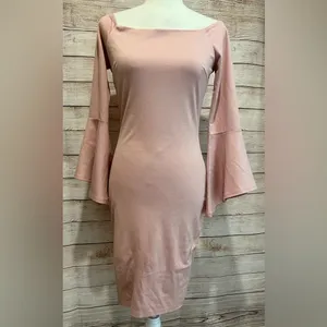 Lulus All She Wants Off-the-Shoulder Midi Dress size medium thumbnail 2