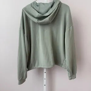 YOGALICIOUS Softlite Scuba Autumn Hoodie Jacket Green Women's Size‎ L thumbnail 5