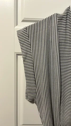 Monteau Gray Stripped Dress thumbnail 3