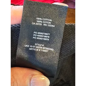 Aritzia Denim Forum Skirt Women 23 Black‎ Washed Denim 90s Cargo Mini Jean Retro thumbnail 11