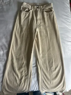 Urban Outfitters BDG Corduroy Cream Pants thumbnail 3