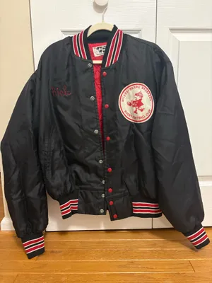 Vintage Bomber Jacket Black Size M thumbnail 1