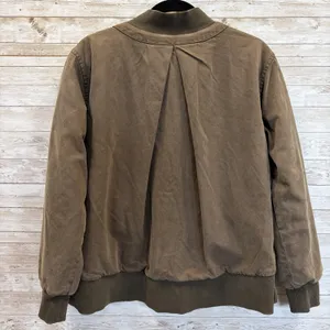 NWT‎ Young Fabulous Broke YFB Womens L Jacket Reversible Bomber Crop Army Green thumbnail 10