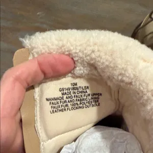 MIA Tiler Faux Fur Platform Lug Boots Tan Hiker Style Chunky‎ Heel 10 NIB thumbnail 12