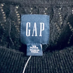 Gap Black Textured Long Sleeve Midi Sweater Dress XS‎ Petite S/792737-00 NEW thumbnail 3