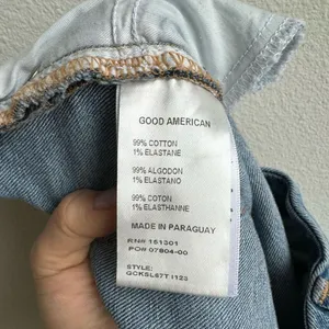 Good American Good Classic High Rise Medium Wash Distressed Jeans Size 14 / 32 thumbnail 6