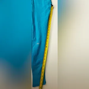 Alo Yoga Bright Aqua Heather Alosoft Lounge Leggings Womens XS thumbnail 6