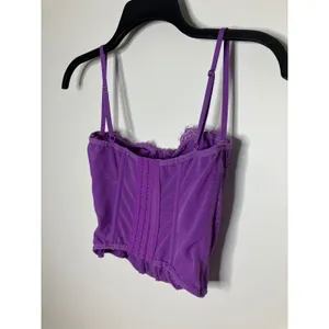 Out from under urban outfitters purple corset top women's size small lace trendy thumbnail 8