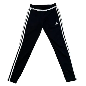 Adidas Unisex Track Pants S Black White Stripes Climacool Tapered Fit thumbnail 4