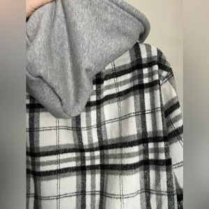 Hooded flannel jacket thumbnail 5