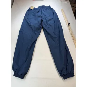 Nike Womens Sportswear Essential Mid-Rise Woven Joggers Navy FV7668-478 Small thumbnail 3
