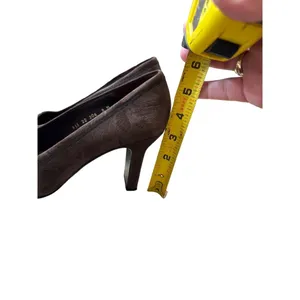 Mezlan vintage women’s brown leather suede 3 inches heels/shoes size 8 M SKU 35 thumbnail 7