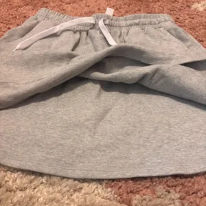 P’tula Womens XS Gray Pull On Mini Skirt Cozy Active Drawstring Pockets thumbnail 5