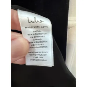 Lulu's Mesmerizing Elegance Black Velvet Back Bow Maxi Dress XS NWT $84 thumbnail 10