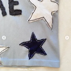 Blue Notre Dame Star long sleeve thumbnail 6