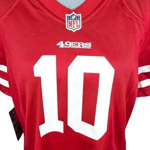 Nike San Francisco 49ers Jersey Large Red Garoppolo 10 NFL‎ On Field Loose Fit thumbnail 6