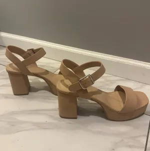 Y-Not Macey Platform Dress Sandals Dark Nude thumbnail 6