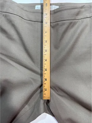 Carlisle New York Taupe Dress Pants Size 6 with Snap Cuffs thumbnail 7