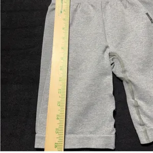 Gymshark Light‎ Grey Seamless High Waisted Workout Shorts Women's Size S thumbnail 3